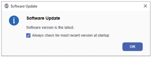 Notification function about update software release