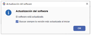 Función de notificación acerca del lanzamiento de una actualización de software