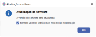 Função de notificação sobre lançamento de atualização de software